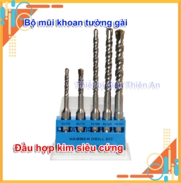 Bộ 5 mũi khoan bê tông đầu gài tự động TIANLE 5 li 6 li 8 li 10 li mũi khoan tường gài TIANLE TOOLS