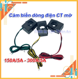 Cảm biến dòng điện CT mở 150A/5A 300A/5A đường kính lỗ 24mm