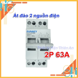 Át chuyển đổi 2 nguồn điện 2P 63A FANHEY