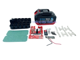 Vỏ mạch 10 cell 5S 2P 15 cell 5S 3P có cân bằng đèn led báo pin chân pin Makita phổ thông 21v_4