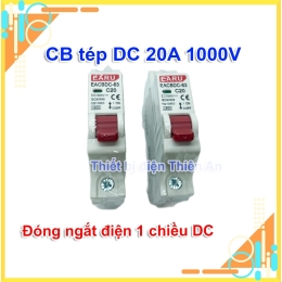 CB DC 1P 25A DC 1000VDC EARU đóng ngắt điện 1 chiều 1P 25A EARU