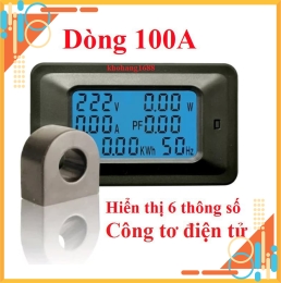 Đồng Hồ Đo Công Suất 6 Thông Số 100A