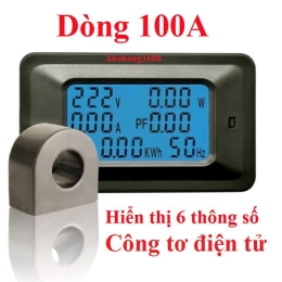Đồng Hồ Đo Công Suất 6 Thông Số 100A_2