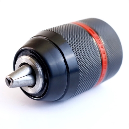 Đầu Kẹp Mũi Khoan Bằng Kim Loại 13mm AutoLock viền đỏ đầu 2 mảnh SANOU_3