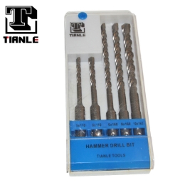 Bộ 5 mũi khoan bê tông đầu gài tự động TIANLE 5 li 6 li 8 li 10 li mũi khoan tường gài TIANLE TOOLS_5