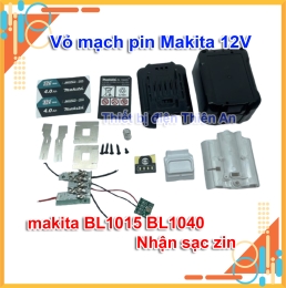 Vỏ Mạch pin Makita 10.8V 12V MAX 3S 2P 18650 led báo pin