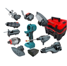 Máy khoan pin đa năng 11 món thay thế nhiều đầu dùng chung pin Makita 21V khoan pin thay đầu đa năng_2