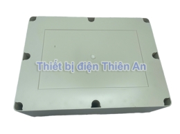Hộp nhựa điện tử 320x240x110mm nắp trong suốt bằng mica có roăng chống nước_3