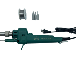 Mỏ hàn thiếc tự động đầy thiếc công suất 200w điều chỉnh nhiệt độ có màn hình hiển thị nhiệt độ_3