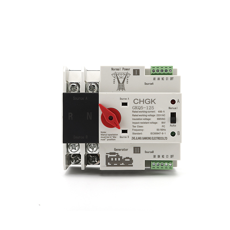 Cầu dao đảo chiều tự động ATS 125A 2P CHGK -03